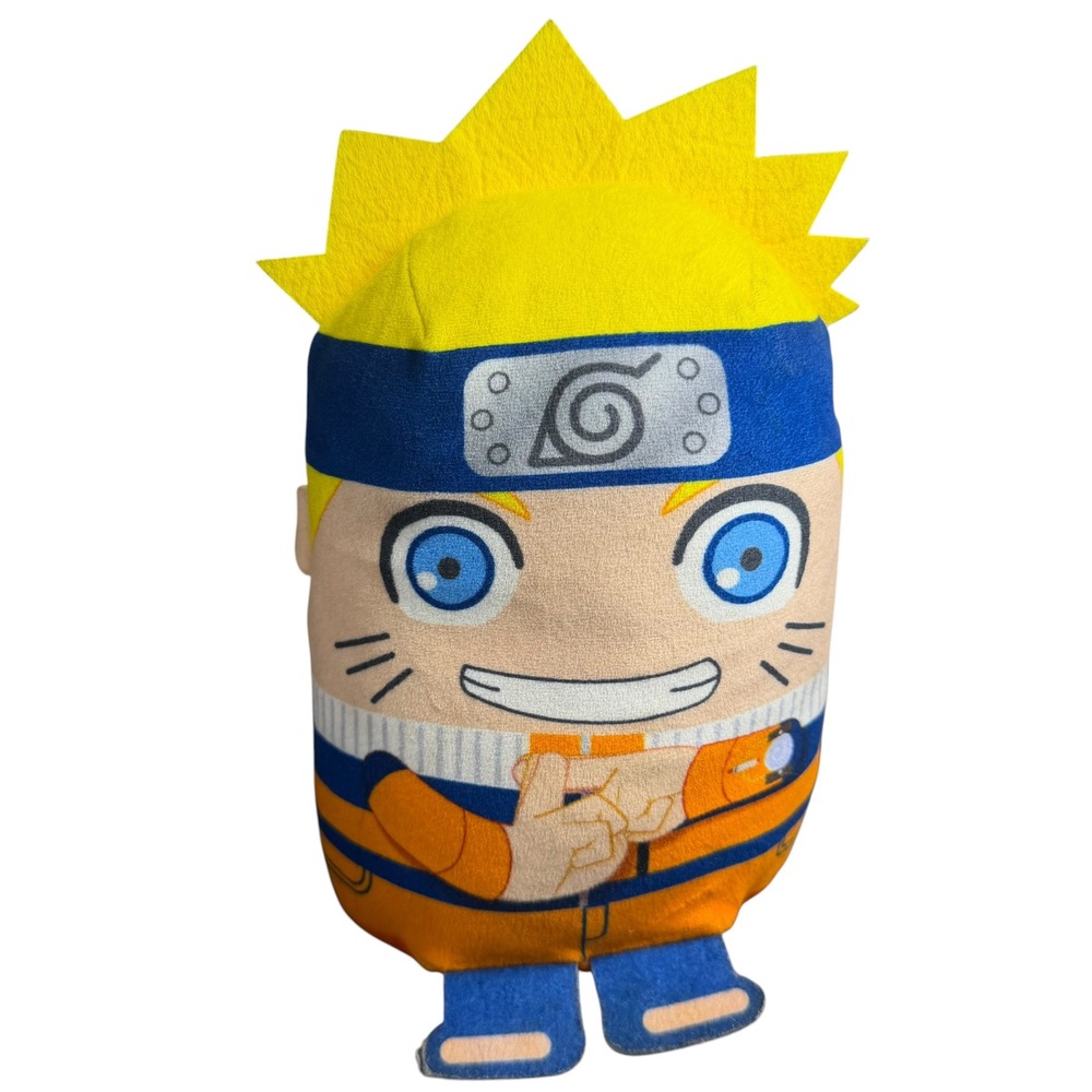 Naruto Uzumaki Viz Media Anime Plush Stuffed Toy Orange Blue 2002